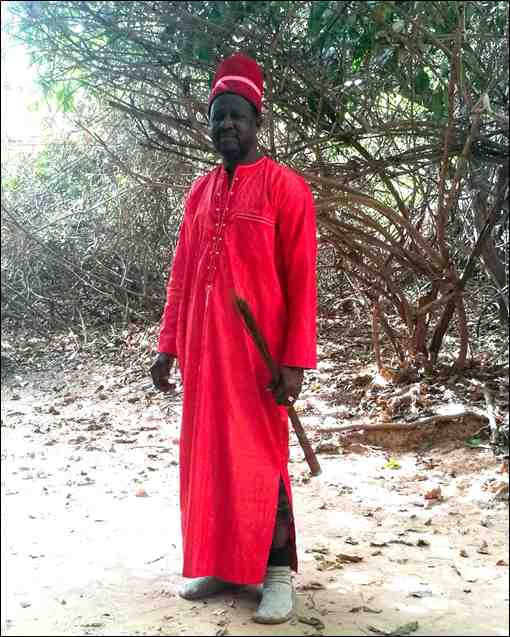 Le roi d_Oussouye Sibiloumbaye Diédhiou